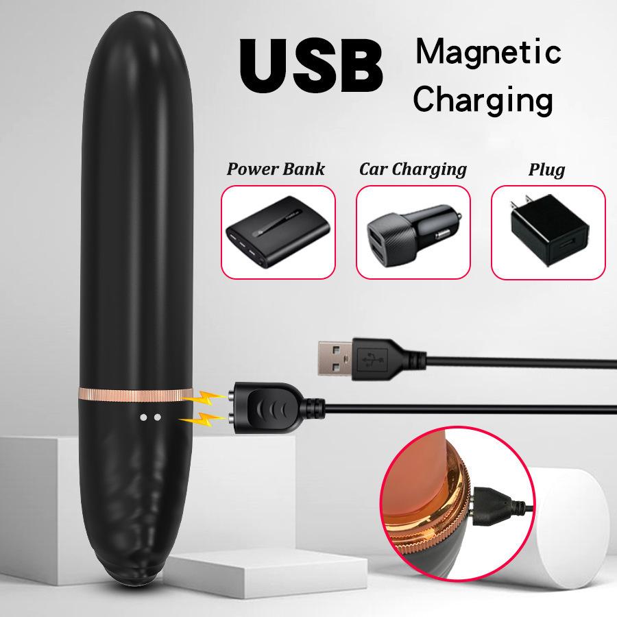 Hands-Free Thrusting Sex Machine for Women - Automatic Suction Cup Mount Vibrator with 10 Vibration Modes, Adult Toy