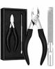 Toenail Professional Nail Clipper Nail File Set For Ingrown Foot and Thick Premium Nail Care Stainless Steel [Ingrown Supervision] & Exceptional
