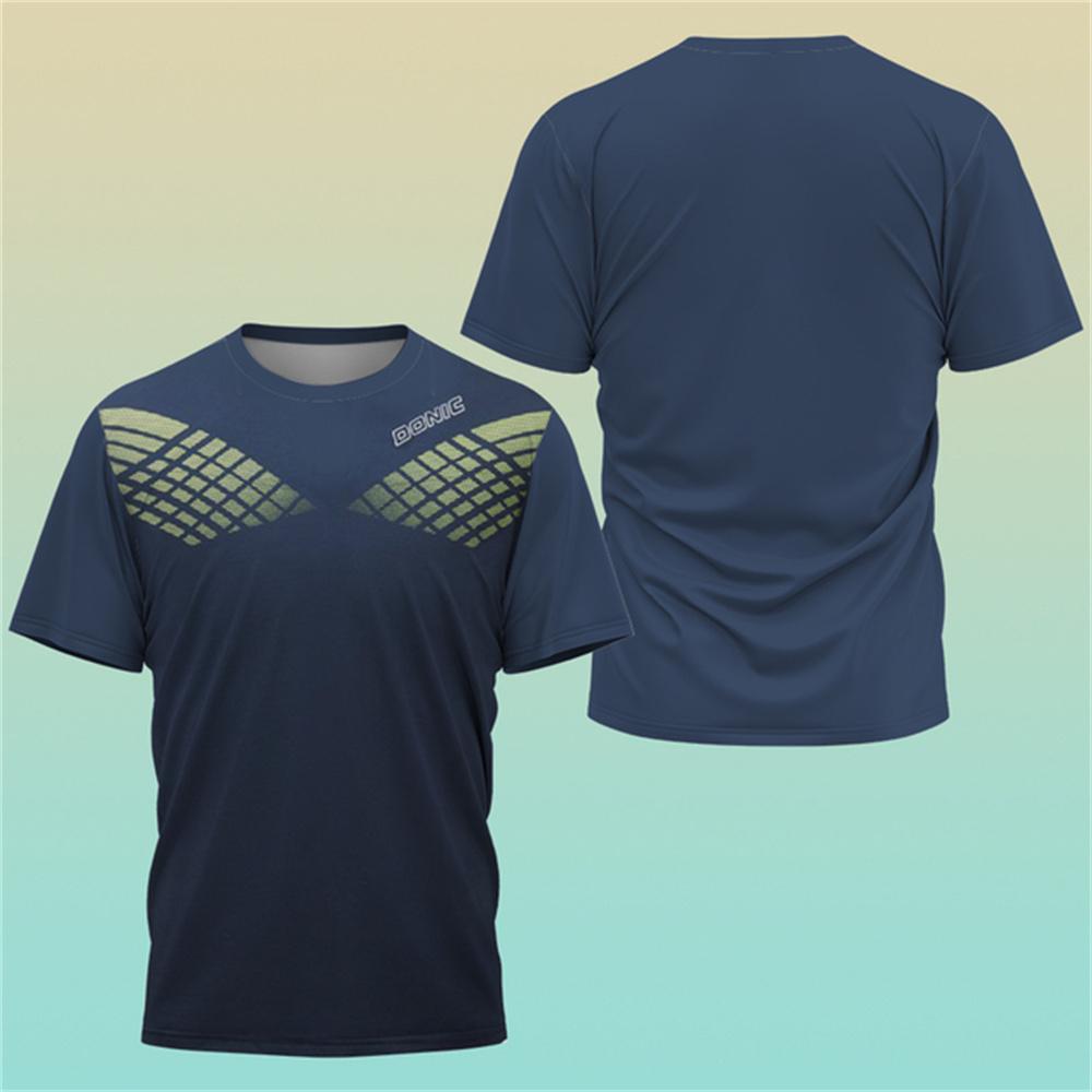 3D Boutique Table Tennis Jerseys Training T Shirt 2024 New Style Sweat Absorbent Comfortable Top Table Tennis Shirt Cloth Jersey