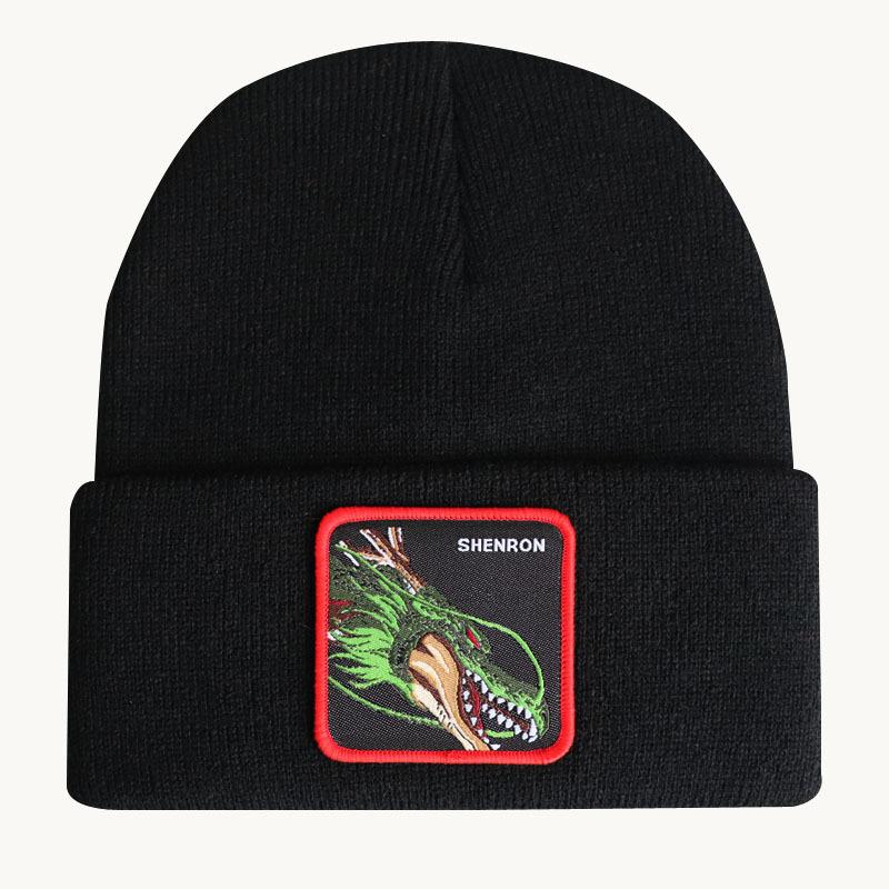 

Cartoon Dragon Ball Shenron shenron Knitted hat, woolen hat, hip-hop ski pullover hat Adjustable чёрный