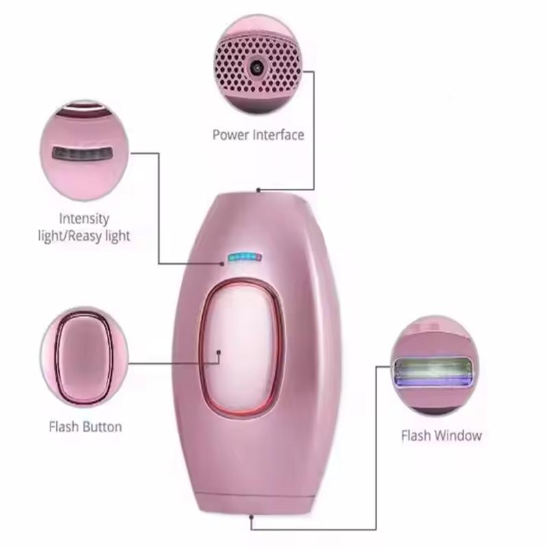 Painless IPL Laser Hair Removal Device - Handheld Body Hair Removal Machine - Home-use Women's Personal Care Tool