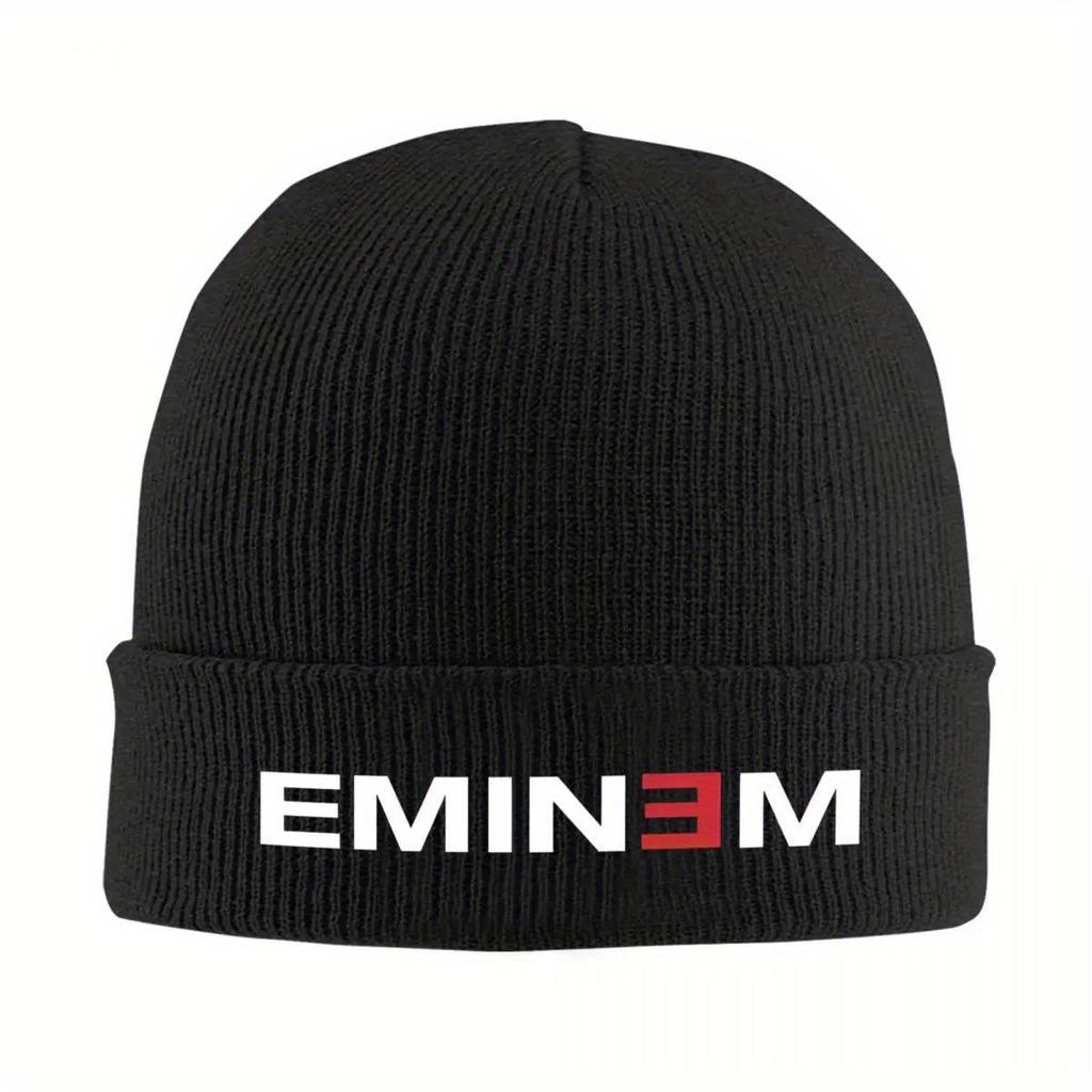 Eminem Rapper Rap God Knitted Hat Women's Men's Beanies Autumn Winter Hat Old School Music Hip Hop Cap