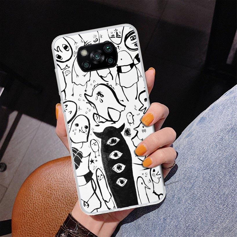 Oyasumi Punpun Phnoe Case for Xiaomi Poco X5 X6 X7 Pro X4 Gt F7 Ultra M8 M7 Redmi 15C 15 13C 13 12C 12 Unique Cover Coque Poco X
