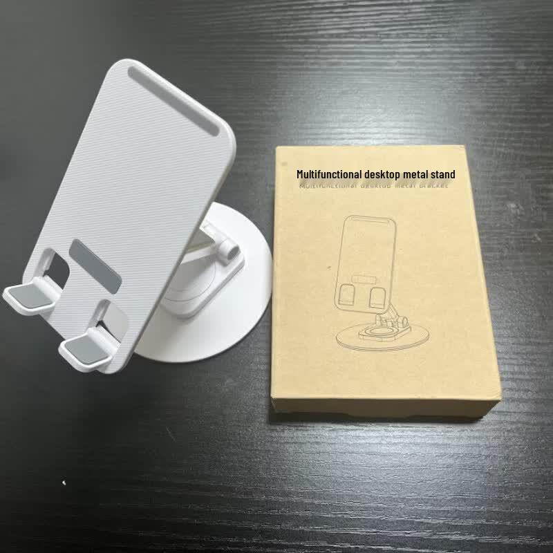 OLOEY 360-Degree Rotating Foldable Metal Desktop Phone Stand