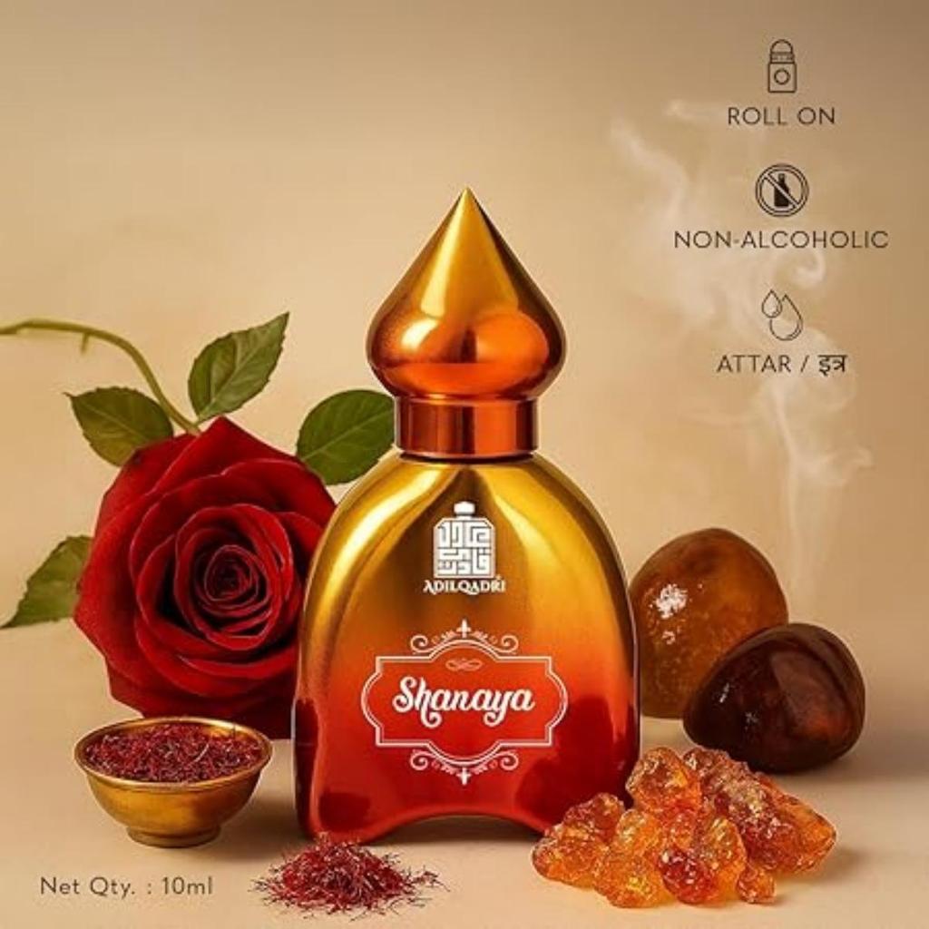 Attar for Men & Women | Newly Launched Arabic & French Blend |  Non-Alcoholic Roll-On Perfume with Chocolate, Amber & Wood Notes | 10ML