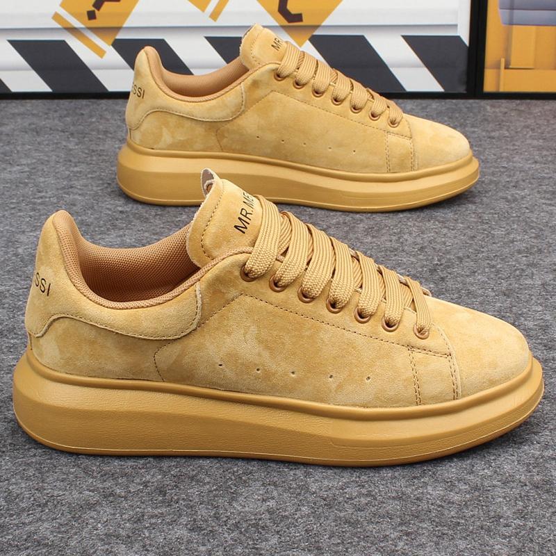 

Модные брендовые туфли для пар, высококачественные модные белые туфли, мужская модная обувь, весенняя и осенняя дышащая повседневная спортивная обувь 44 коричневый