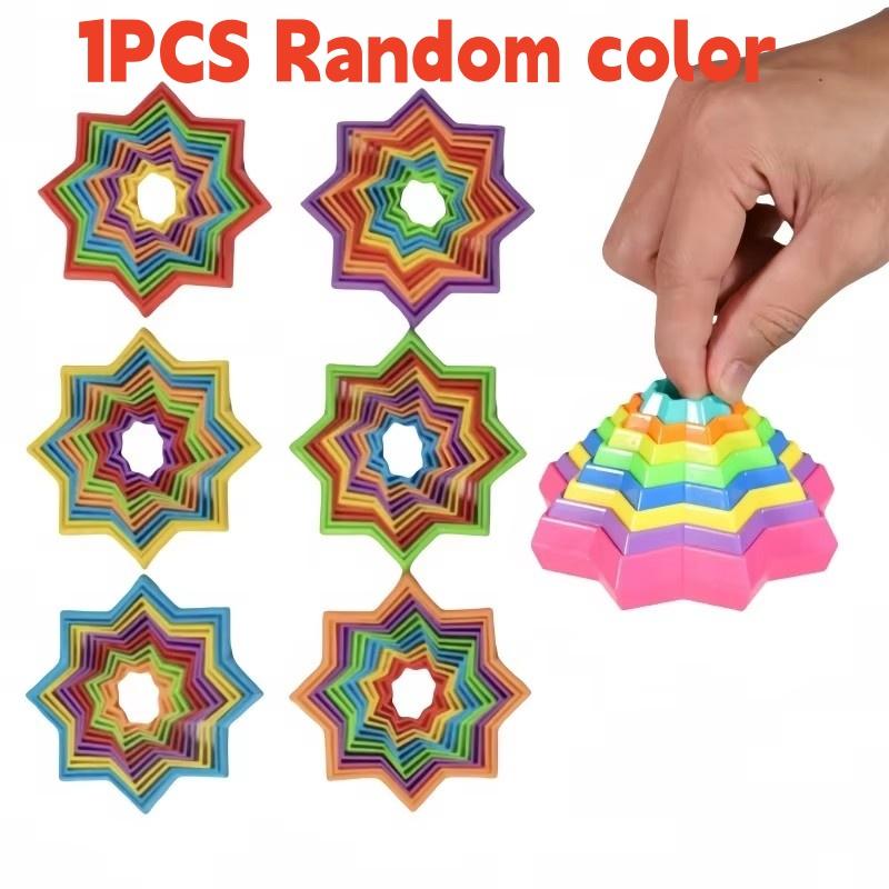 

3D Spiral Illusion Magic Star Fidget Stress Relief For Anxiety Autism Sensory Toys Adults Children Juguetes Antiestrs Novedosos