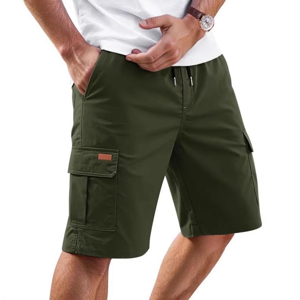 Men's Casual Drawstring Shorts -  Color - Loose Fit - Outdoor Casual Five-pocket Pants