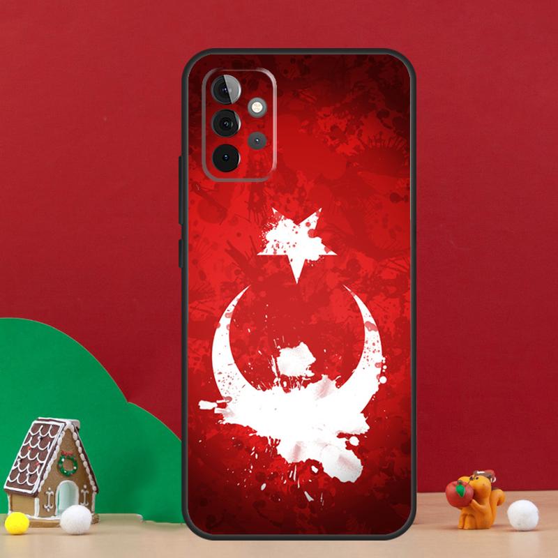 Republic of Turkey Realistic Flag Case For Samsung Galaxy A54 A06 A16 A26 A36 A56 A53 A32 A52 A33 A13 A55 A35 A15 A14 A34 A17