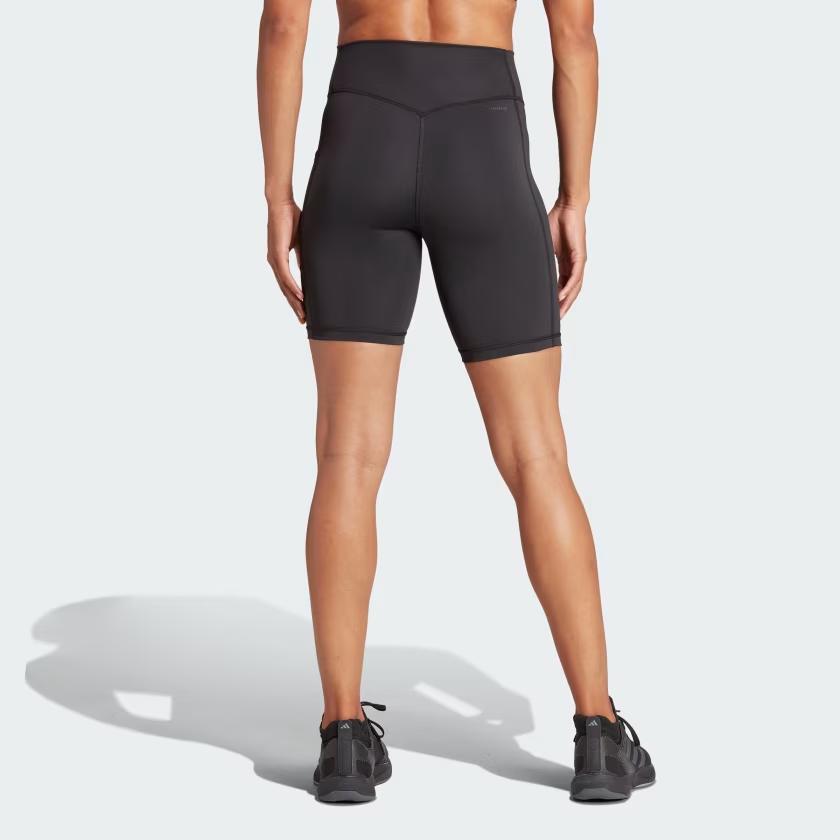 adidas Optime 7-Inch Leggings Women Bottoms Black IQ2686