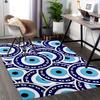 1pc Evil Eye Design Chair Mat - Anime Cartoon Pattern, Non-Slip Carpet for Office Chairs, Suitable for Home Decor, Living Room, Bedroom, Game Room, Fe