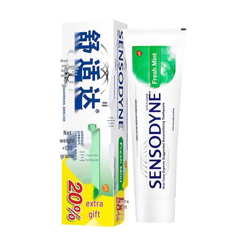 Sensodyne Fresh Mint & Professional Repair Toothpaste Bundle