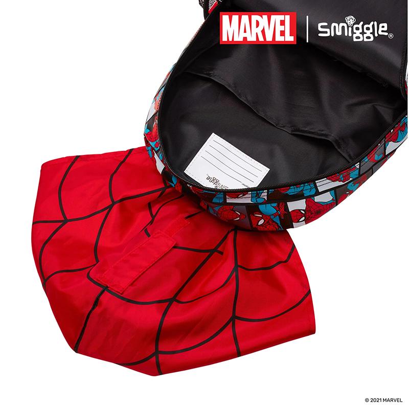Smiggle Australia Lightweight Spider-Man Backpack Set for Primary Students