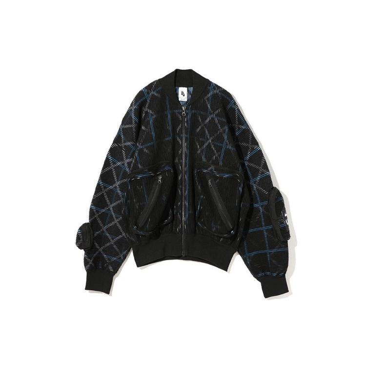 Men s Nike x UNDERCOVER Crossover MA-1 Knit Jacket CZ4705-010 S