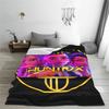 Huntrix Gold Logo Soft Warm Blanket  Travel Office Plush Throw Blanket Comfortable Outdoor Flannel Bedspread Sofa Bed Cover