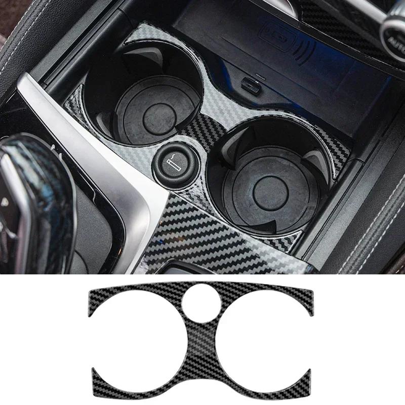 Für BMW 5er G30 G38 2018-2023 Kohlefaser Mittelkonsole Armaturenbrett Panel Abdeckung Zierleisten Aufkleber Innenraum Tuning Zubehör