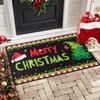 Christmas Doormat Merry Christmas Decorations for Home 2025 Navidad Natal Outdoor Floor Carpet Xmas Ornament New Year Gift 2026
