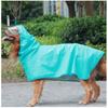 Waterproof Dog Raincoat Full Belly Hooded Cape for Small Medium Large Dogs Teddy Corgi Golden Retriever Puppy Outdoor Rain Jacket