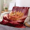 1 Stuk Cartoon Print Flanellen Deken, Hoge Kwaliteit Comfortabel voor Alle Seizoenen, Woondecoratie, Warmte en Comfort, Perfect voor Kerstmis Verjaardagscadeau