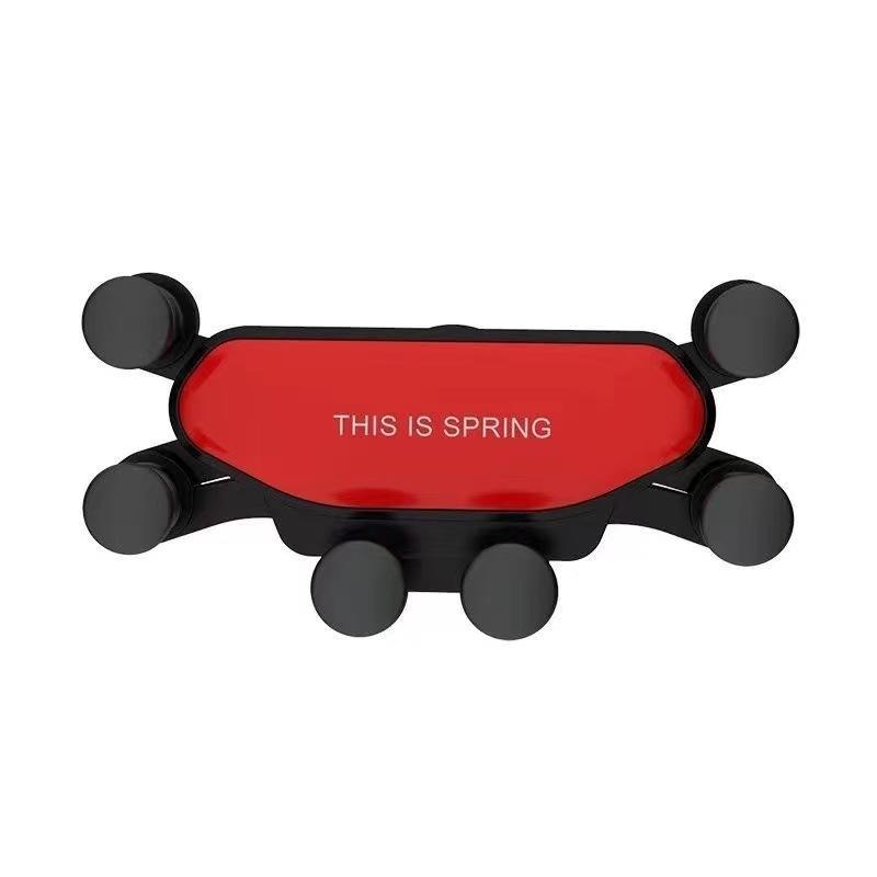 

Гравитационный держатель для телефона в автомобиль Универсальный зажим для крепления на воздуховоде Подставка для мобильного телефона Поддержка GPS Для Samsung Xiaomi Huawei Автоаксессуары красный