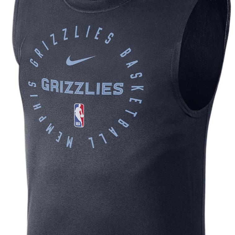 Nike Dri-Fit NBA Memphis Grizzlies Crew Neck Sleeveless Quick-Dry T-Shirt Men Tops University-Deep-Blue HF1875-419