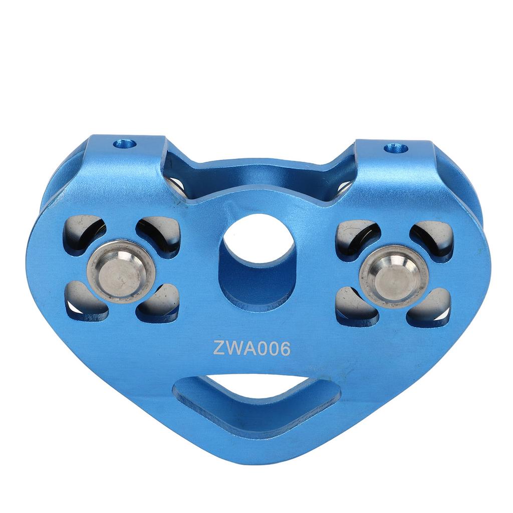 Podwójne koło pasowe do wspinaczki Zipline Koło pasowe do transportu lotniczego w kształcie serca do malowniczej kolejki linowej