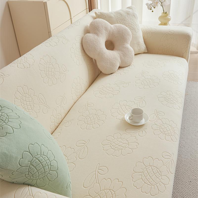 Sunflower Sofa Cover All Inclusive Universal Set Suitable for All Seasons Special Leather Sofa Cover Cover Cloth Anti Cat Scratch and Anti-slip