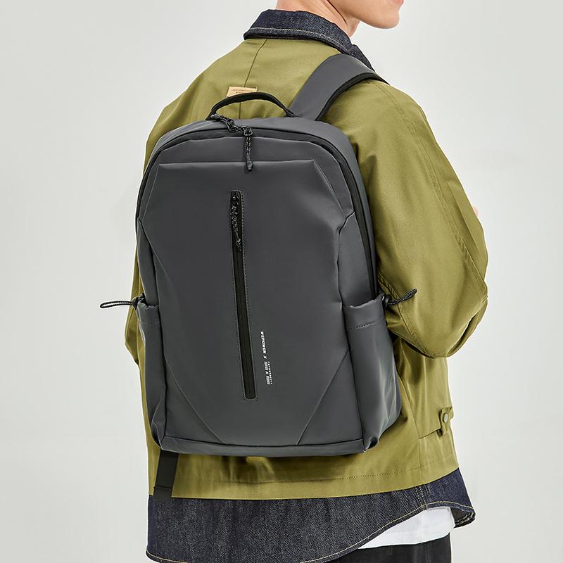 Sleek Black Waterproof Backpack for Men Stylish & Functional Laptop Backpack for Daily Use & Travel