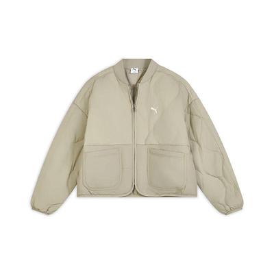 Damen-Daunenjacke mit Stehkragen