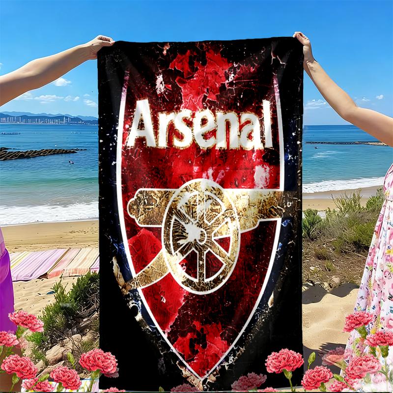 Football team.C Print Beach Towel, Versatile Lightweight Absorbent Beach Towel for Pool Surf Yoga Bathroom, Perfect Birthday Holiday Gift