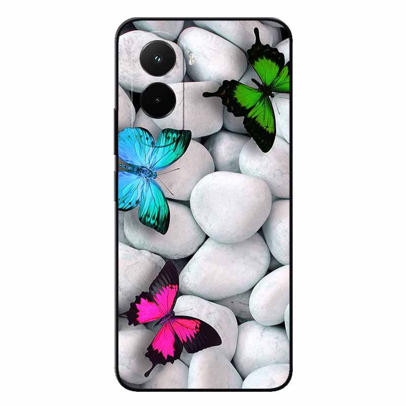 Soft Case For Poco M7 4G Cases Cartoon Back Cover For Xiaomi Poco M7 Protective Animal Bumper Bag Poco M7 M7 4G Cool Cat Capa M7