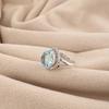 Sky Blue Topaz Gemstone 925 Sterling Silver Women Jewelry Designer Engagement Ring RR-85-7