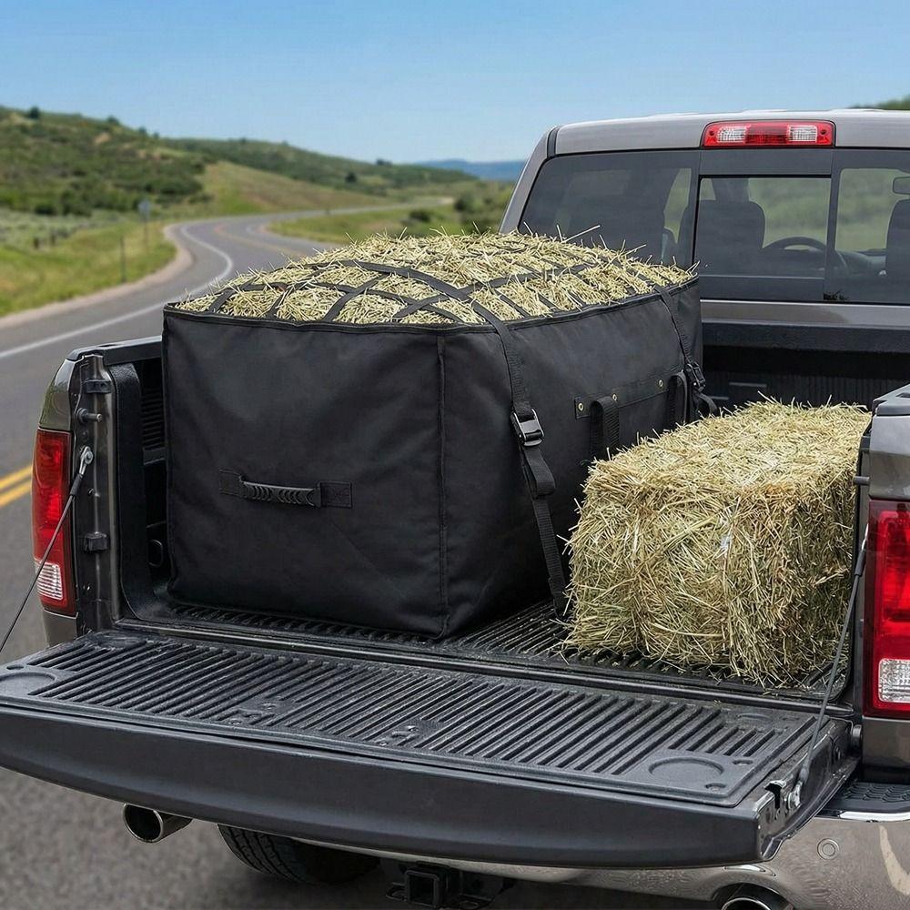 Wasserdichte Heulagerungstasche Strapazierfähige Pferdefuttertasche Langlebige Rollballen-Tasche Weide