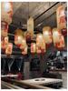 Catering Skewer Shop Decoration: Bamboo Woven & Oil Paper Lantern Chandelier for Restaurant, Hotel, Lobby, and Market in Ancient Style.