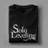 solos leveinged anime  Graphic Printed T Shirts Men Women  100% Cotton  Tee Shirt Clothing