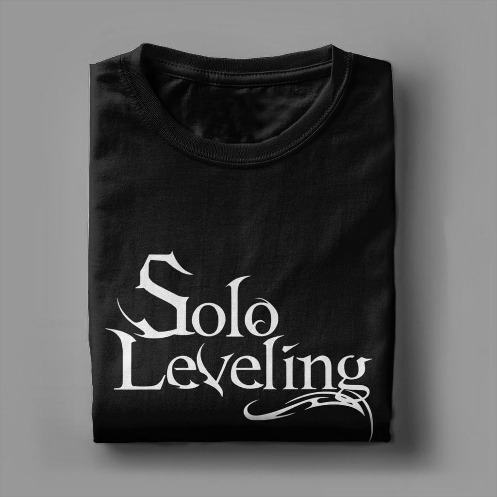 solos leveinged anime  Graphic Printed T Shirts Men Women  100% Cotton  Tee Shirt Clothing