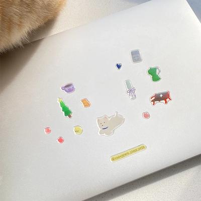 Cartoon 3D Epoxy Stickers Diy Phone Cases Computer Journals Ccd Tablet Decorations