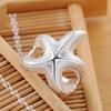 925 Sterling Silver Fashion Star Ring Wedding Jewelry