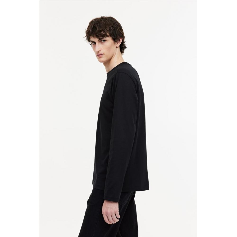 H M tHerMolite Jersey Regular Fit Top Black