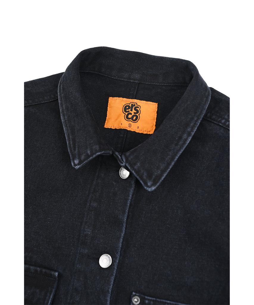 Ersco Denim Chore Jacket_Black