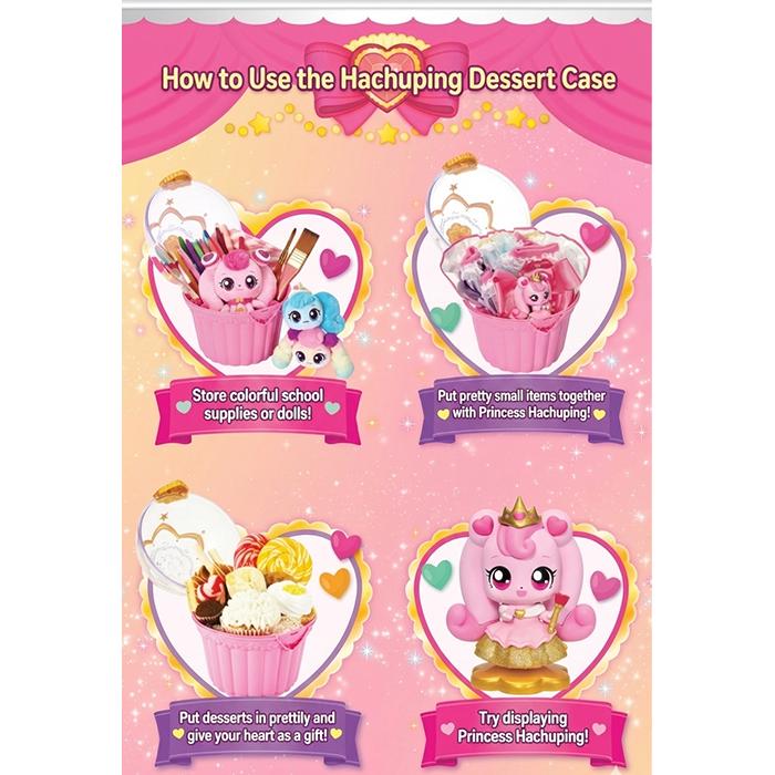 Catch! Teenieping Hachuping Figure & Dessert Case Set