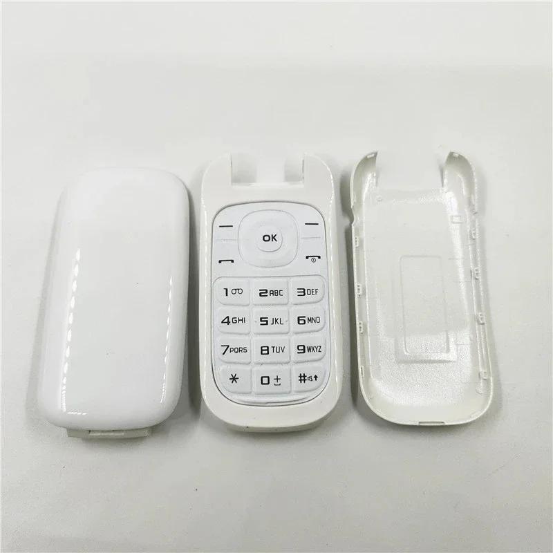 Full Mobile Phone Housing Cover  For Samsung E1272 phone replace housing With English Keypads