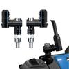 1/2Pcs Rearview Mirror Fully Adjustable Adapter Cnc Universal Motorcycle Side Mirror Folding Mechanism Processor
