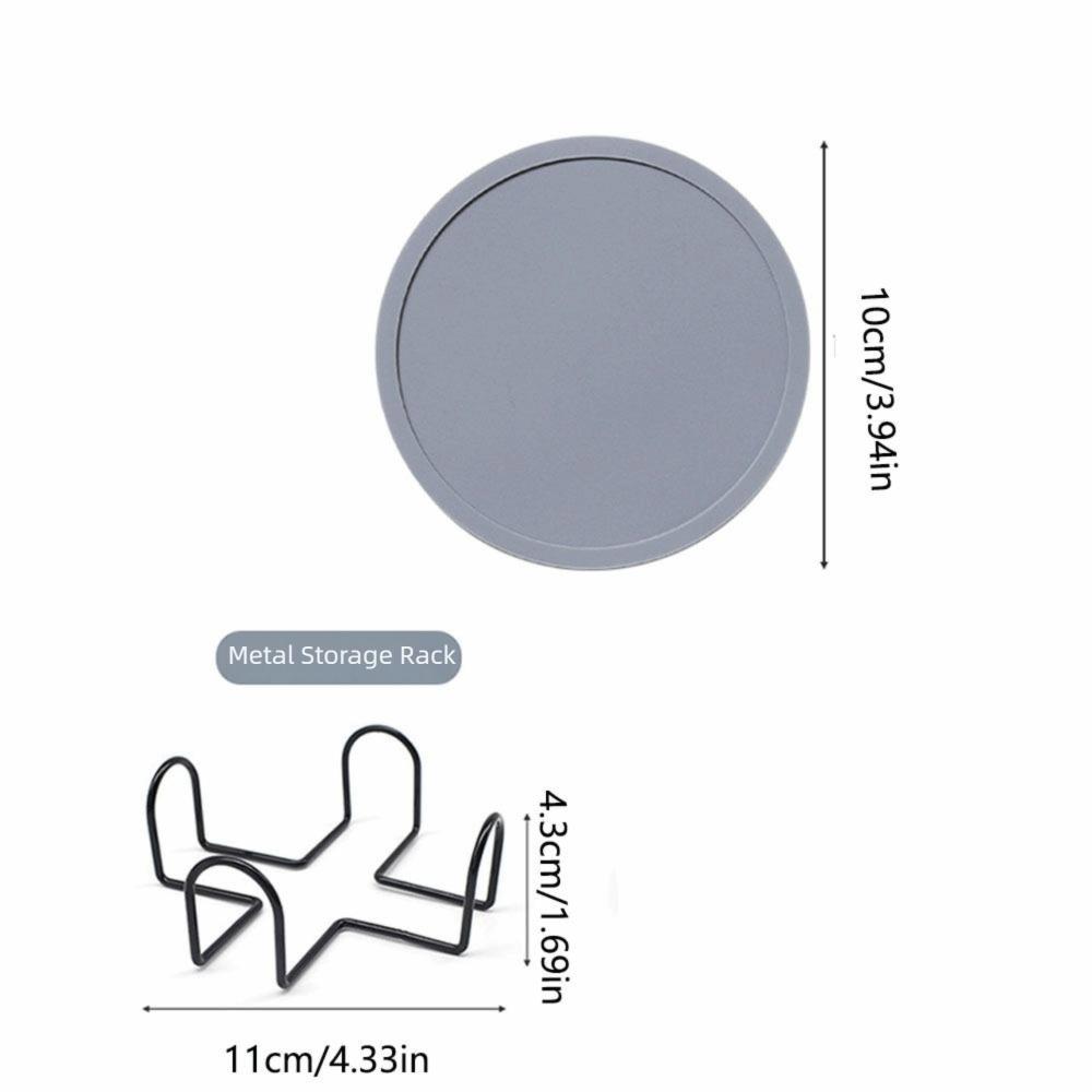 12Pcs Heat Resistant Drink Coasters 10cm Diameter Table Placemats  Coffee Mug Protection