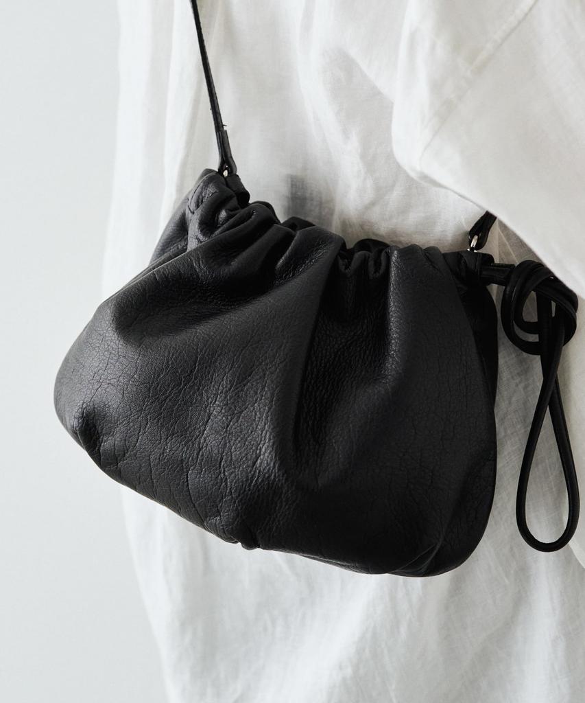 Chi Planning Drawstring Shoulder Bag RUZ1042422A0008 Free Black [Russet] 4-way