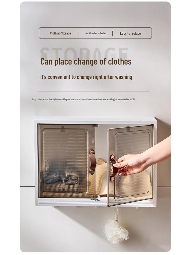 Wall-Mounted Bathroom Vanity Mirror Cabinet: Countertop & Divided Cosmetic Organizer