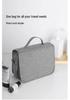 Foldable Waterproof Travel Wash Bag with Wet/Dry Separation and Wall-Hanging Design