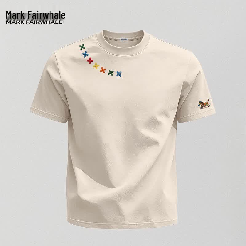 Mark Fairwhale Herren 2026 Sommer Lässiges Lockeres Kurzarm-T-Shirt