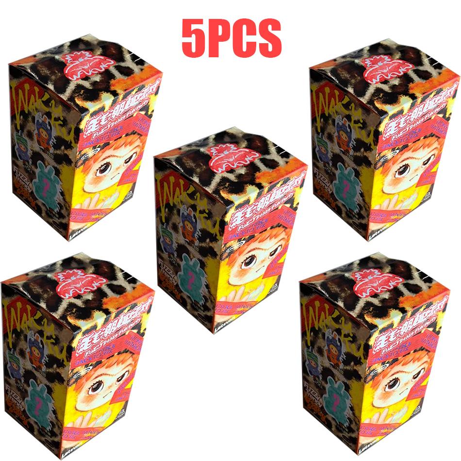 Genuine Letsvan Wakuku Mysterious Blind Box Fuzzy Trendy Fun Party Plush Collection Kid Toy Kawaii Figurine Doll Surprise Gift