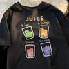 Cartoon Cute Cat and Dog Pattern Fun WomanT-Shirt Street Comfortable Soft Tops Creative Fashion Women's T-Shirt Clothing